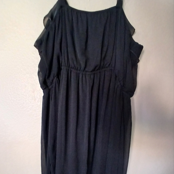 Women's Unbranded Black Sheer 90's Vintage Mesh Sleeveless Dress - Picture 9 of 16